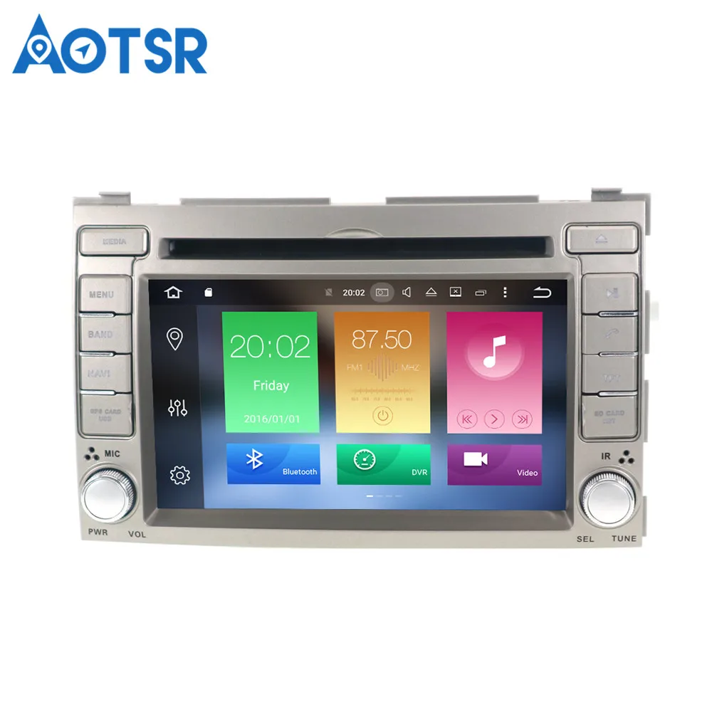 Aotsr Android 8 0 GPS навигация автомобильный DVD плеер для Hyundai I20 2008 2013 Радио стерео