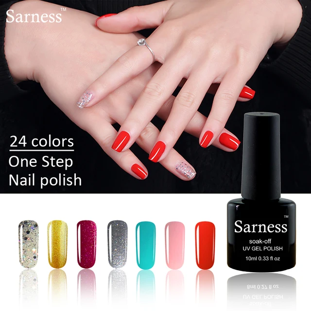 Us 21 10ml Soak Off One Step Gel Varnish Vernis Semi Permanent 3 In 1 Nail Gel Polish New Convenient Esmaltes Permanentes De Uv In Nail Gel From
