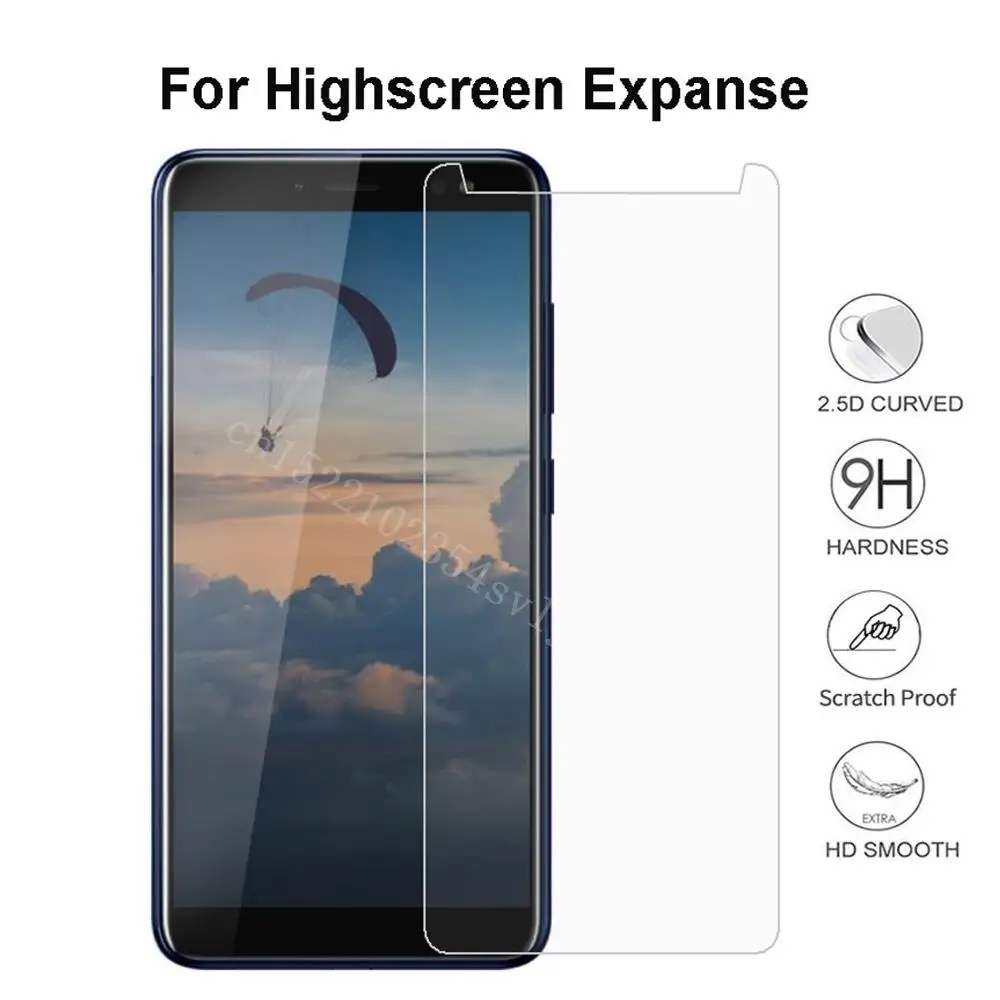 Smartphone Tempered Glass for Highscreen Expanse Explosion-proof Protective Film Screen Protector cover Q