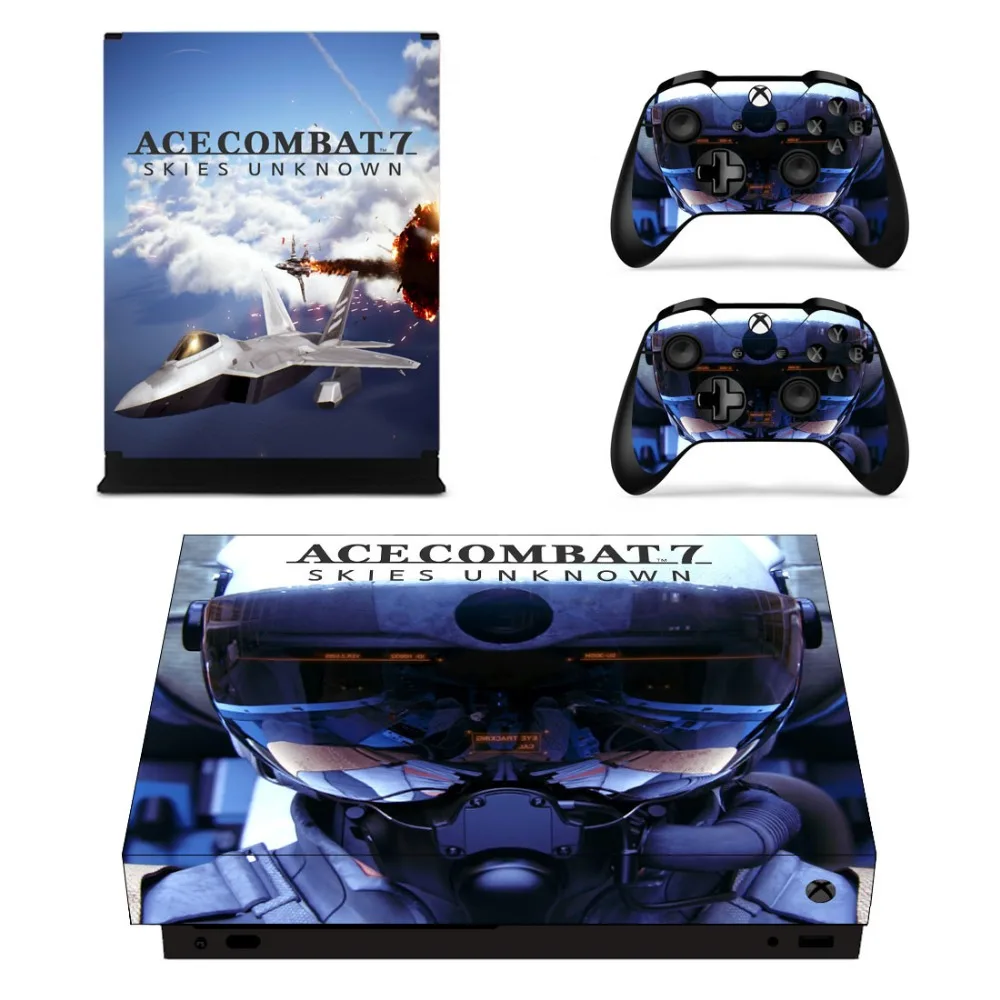 

Ace Combat 7 Skies Unknown Skin Sticker Decal For Xbox One X Console and Controller Skin Stickers for Xbox One X Skin Vinyl