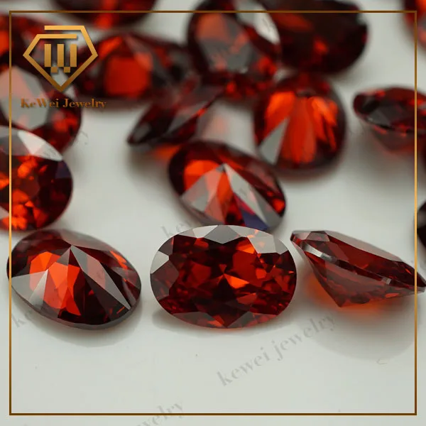

50Pcs AAAAA Oval Cubic Zirconia Stone 3x4mm-13*18mm Synthetic Gems Garnet Cubic Zirconia Stone Oval For Jewelry