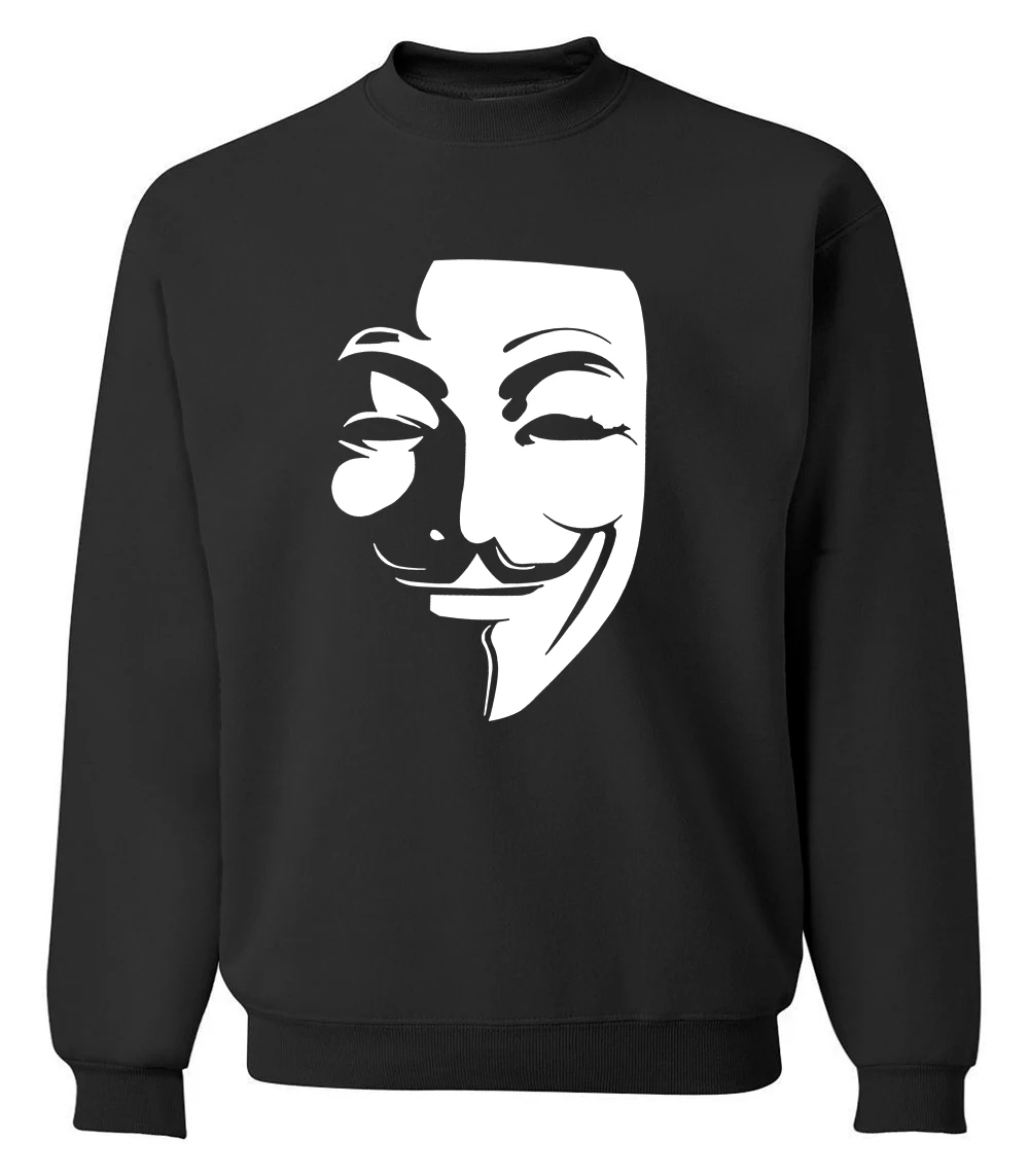 V for Vendetta Guy Fawkes толстовки мужские Горячая Распродажа Весна Зима Модные мужские толстовки хип-хоп спортивный костюм брендовая одежда S-2XL