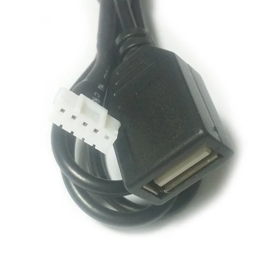 Biurlink женский/мужской 5Pin порт USB кабель USB адаптер для peugeot 307 308 408 для Citroen C2 C5 C6 установка RD45 RD43 стерео - Название цвета: female usb