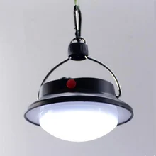 Перезаряжаемый светодиодный освещение для походных палаток зеленый пластиковый подвесной светильник 60 Светодиодный уличный лагерь для дома аварийные огни лампа для кемпинга с солнечной батареей