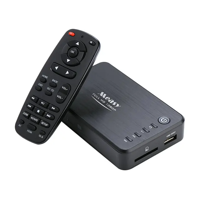 For Measy A1HD Multimedia Portable 3D HDD Player Full HD 1080P Player MKV H.264 HDMI USB HOST SD with Remote Control New Brand