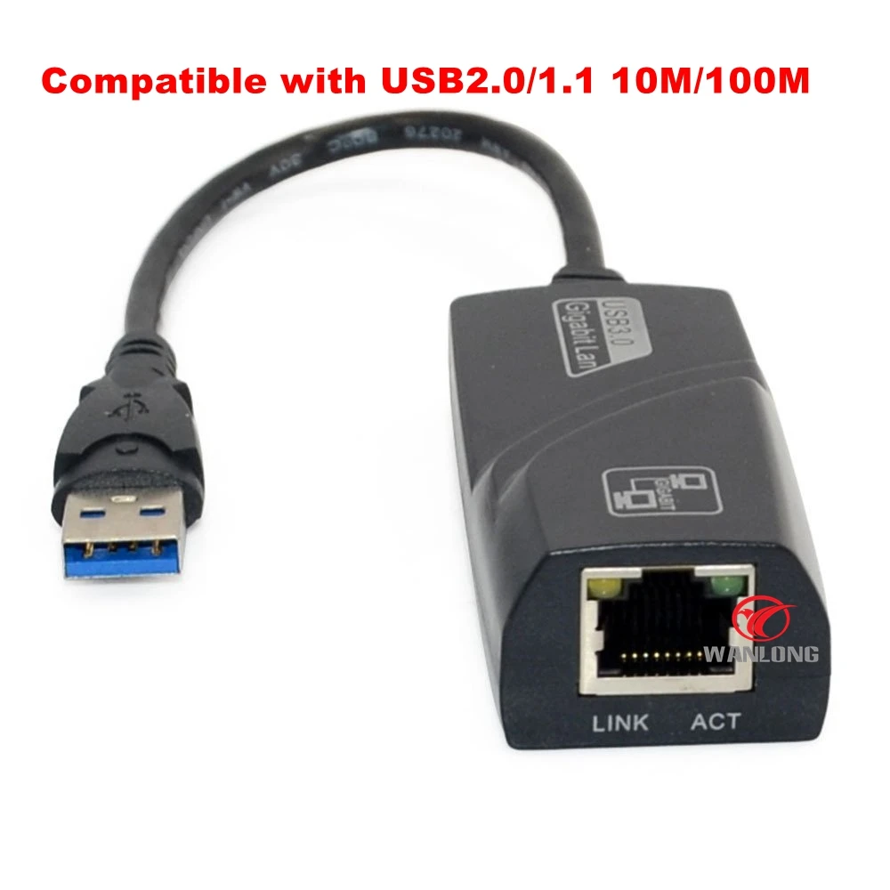 Оптовая продажа 5 шт. USB 3 0 RJ45 1000 Мбит Gigabit Ethernet LAN адаптер для ПК и ноутбук