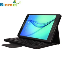 Binmer Mecall Bluetooth Keyboard Leather Case Stand For Samsung Galaxy Tab A 9.7 T550