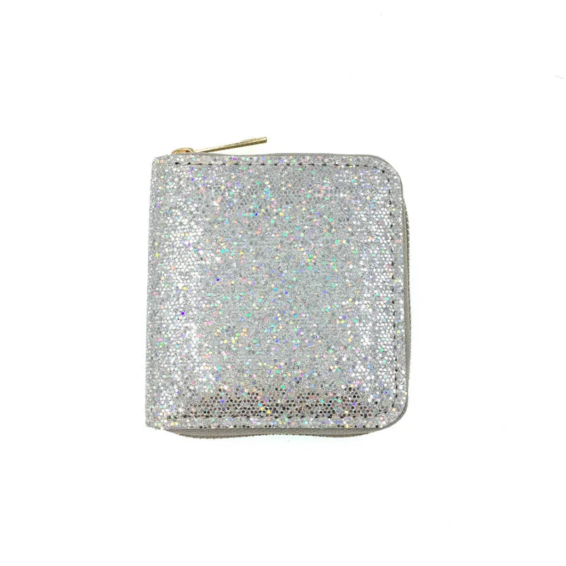 KANDRA New Women's Wallet Small Gold Glitter Short Wallet Women Sequined Bank Credit Card Bolder Woman's Gift Wholesale KANDRA New Women's Wallet Small Gold Glitter Short Wallet Women Sequined Bank Credit Card Bolder Woman's Gift Wholesale