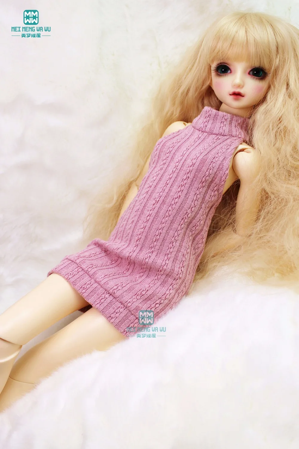 BJD Кукла Одежда для 58-60 см 1/3 bjd SD10 SD13 DD кукла черный шерстяной жилет кружевные трусики