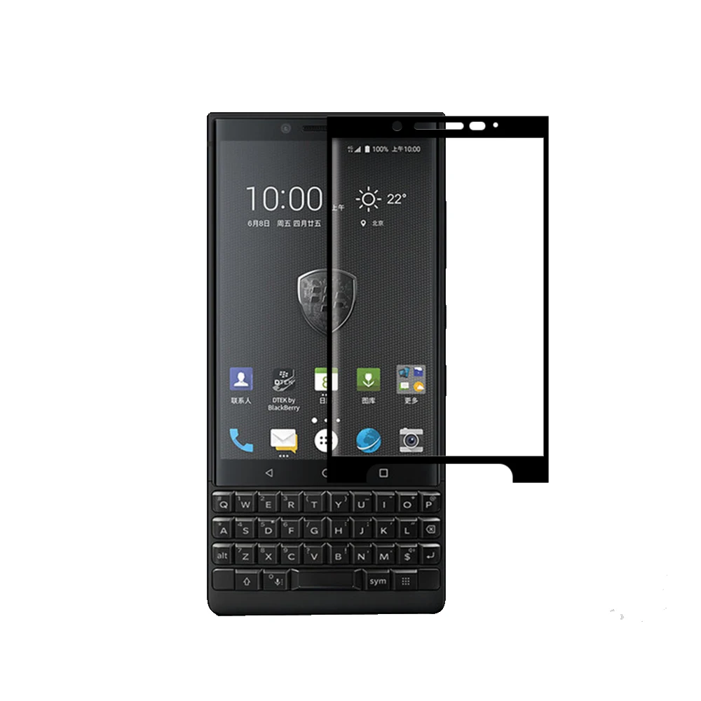 5 pz/Лото для Blackberry Key2 2.5D изогнутые 9 H твердость закаленного Стекло Экран протектор