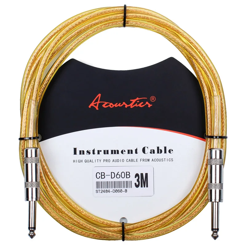 10ft 3m Electric Guitar Cable Profession Musical Instrument Cable Low