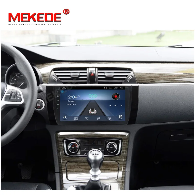 Discount MEKEDE Quad-core Android 8.1 HD 1024X600 car multimedia player for Zotye T600 support DVR view camera mirror link gps navigtaor 5
