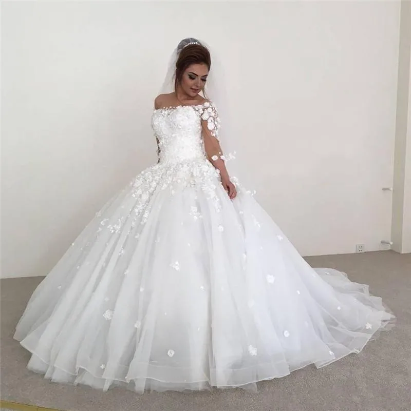 2-sleeve-lace-3d-floral-appliques-sweep-train-plus-size-formal-bridal-gowns_
