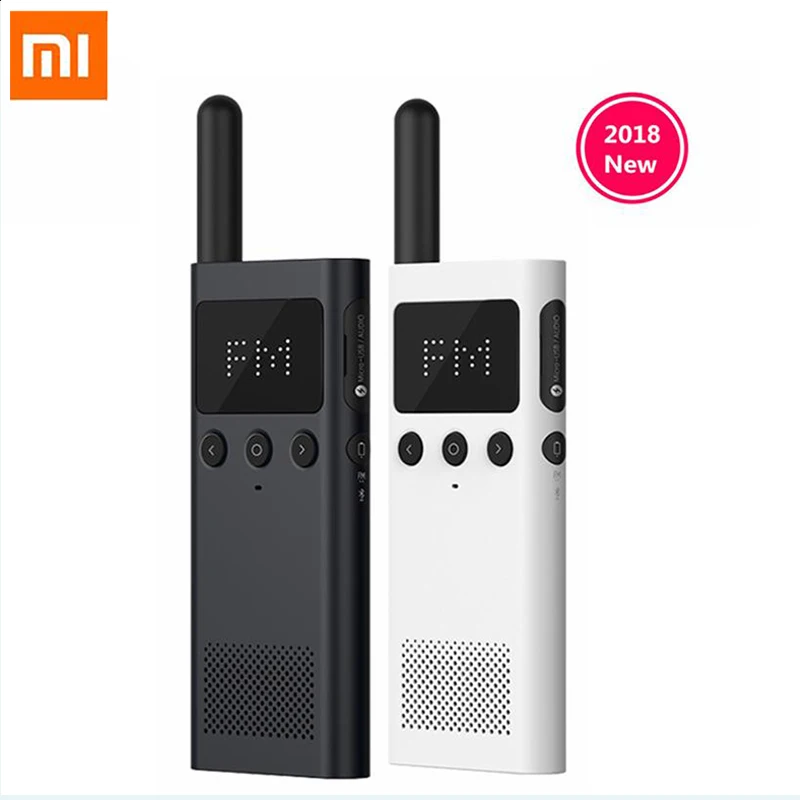 

100% Original Xiaomi Mijia Smart Walkie Talkie 1S With FM Radio Speaker Standby Smart Phone APP Location Share Fast Team Talk