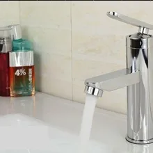 Из нержавеющей стали смеситель с одним отверстием ванная комната смесительный кран смесители горячей и холодной воды