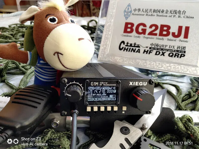 XIEGU G1M многодиапазонный QRP HF трансивер коротковолновый радио SSB CW 5 Вт 0,5-30 МГц