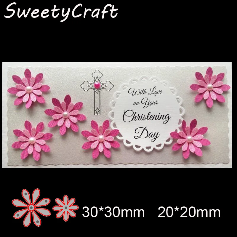 2PC flower metal cutting dies
