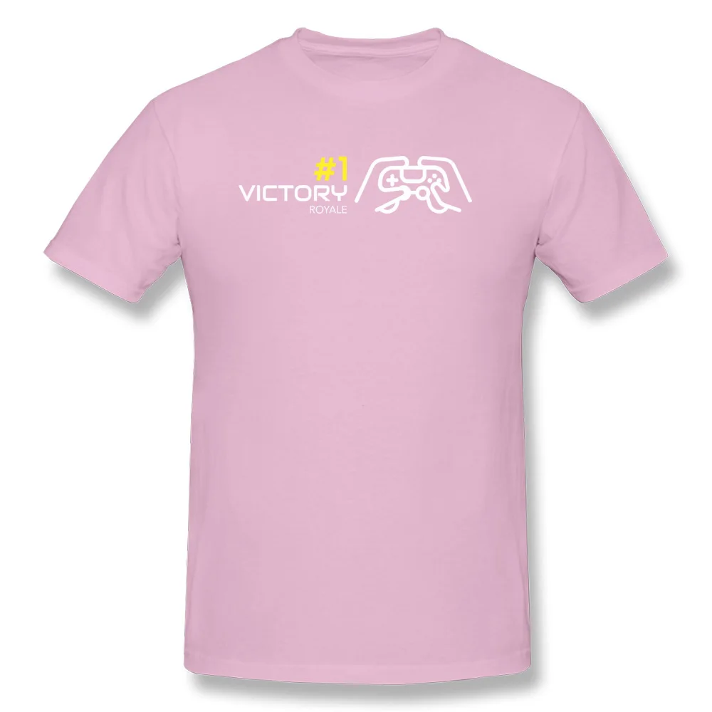 Victory-Video-Game-Controller-Royal- High Quality Men T-shirts Crewneck Short Sleeve 100% Cotton Fabric Tees Design T-Shirt Victory-Video-Game-Controller-Royal- pink