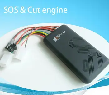

Quad Band Mini Car GPS Tracker GT06 Google link GPS data high speed platform free shipping
