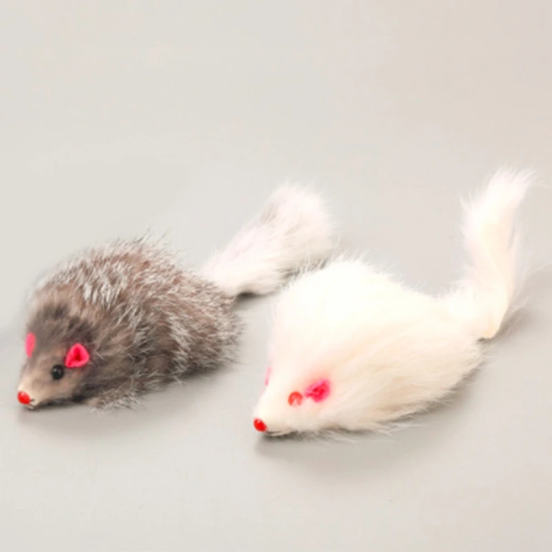 real fur cat toys