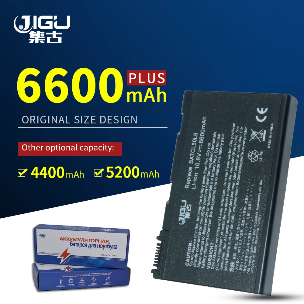 Аккумулятор JIGU для ноутбука 6 ячеек BATBL50L6 BATCL50L6 Acer Aspire 3100 Series 3103 3690 5100 5101 5102 5110 5515 5610