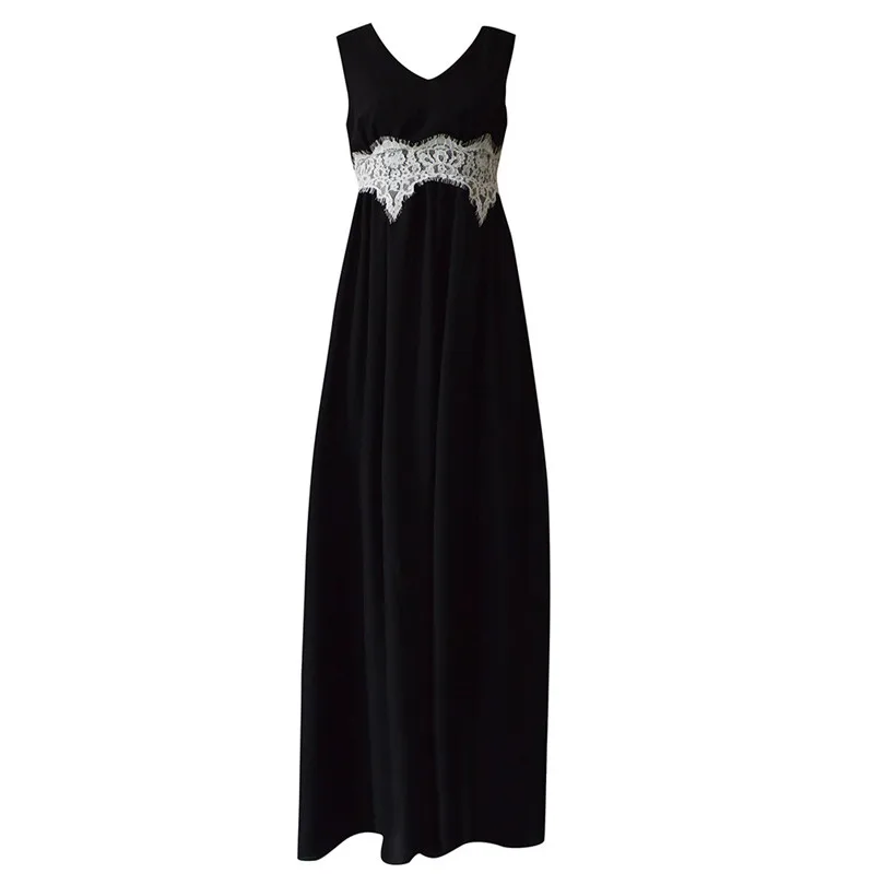 Gothic Retro Dress For Women Medieval Renaissance Summer Dress Lace Floor Length Maxi Dress Sleeveless Vestidos De Festa 40JUN145