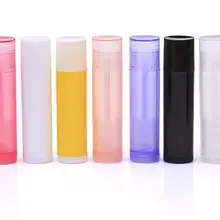 10 шт./лот 5 г пластиковая губная помада бутылки для многоразового использования 5 мл пустой бальзам для губ трубка для косметической упаковки