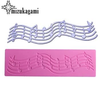 

1pcs UV Resin Jewelry Liquid Silicone Mold Musical Note Lace Resin Charms Molds For DIY Intersperse Decorate Making Jewelry