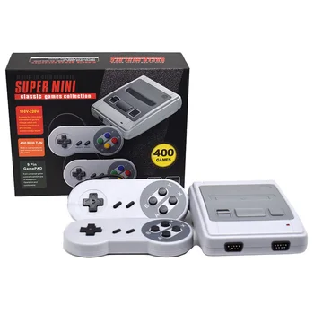 

NEW PAL&NTSC Retro Classic Handheld Game Player Video Game Console Mini Family TV Video Built-in 400 Games with Dual Gamepad