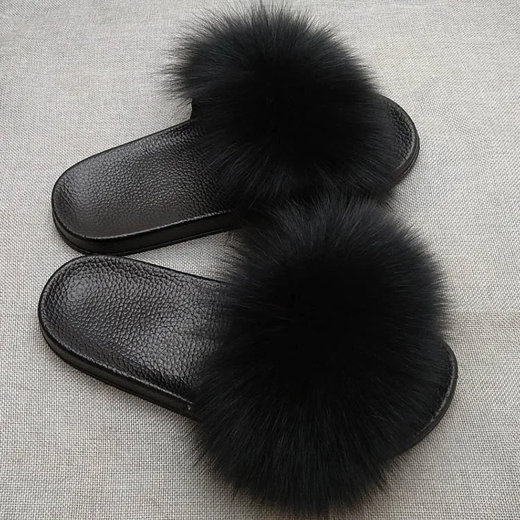 Fox Fur slippers (20)