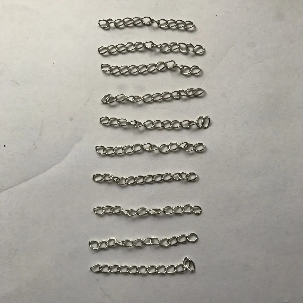 Extender Chain 50mm x3mm Extension Chains Metal Connector 10PCs