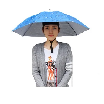 Креативная рыболовная Спортивная Кепка, зонтик, шляпа для пешего туризма, кемпинга, складной солнцезащитный зонт, шляпа, головной убор, для всех возрастов - Цвет: Dark Blue