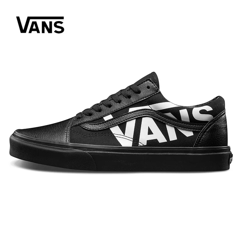 Original Vans Men's & Women's Classic Old Skool Low-top Skateboarding Shoes Sneakers Canvas Leather Comfortable VN0A38G1QW7