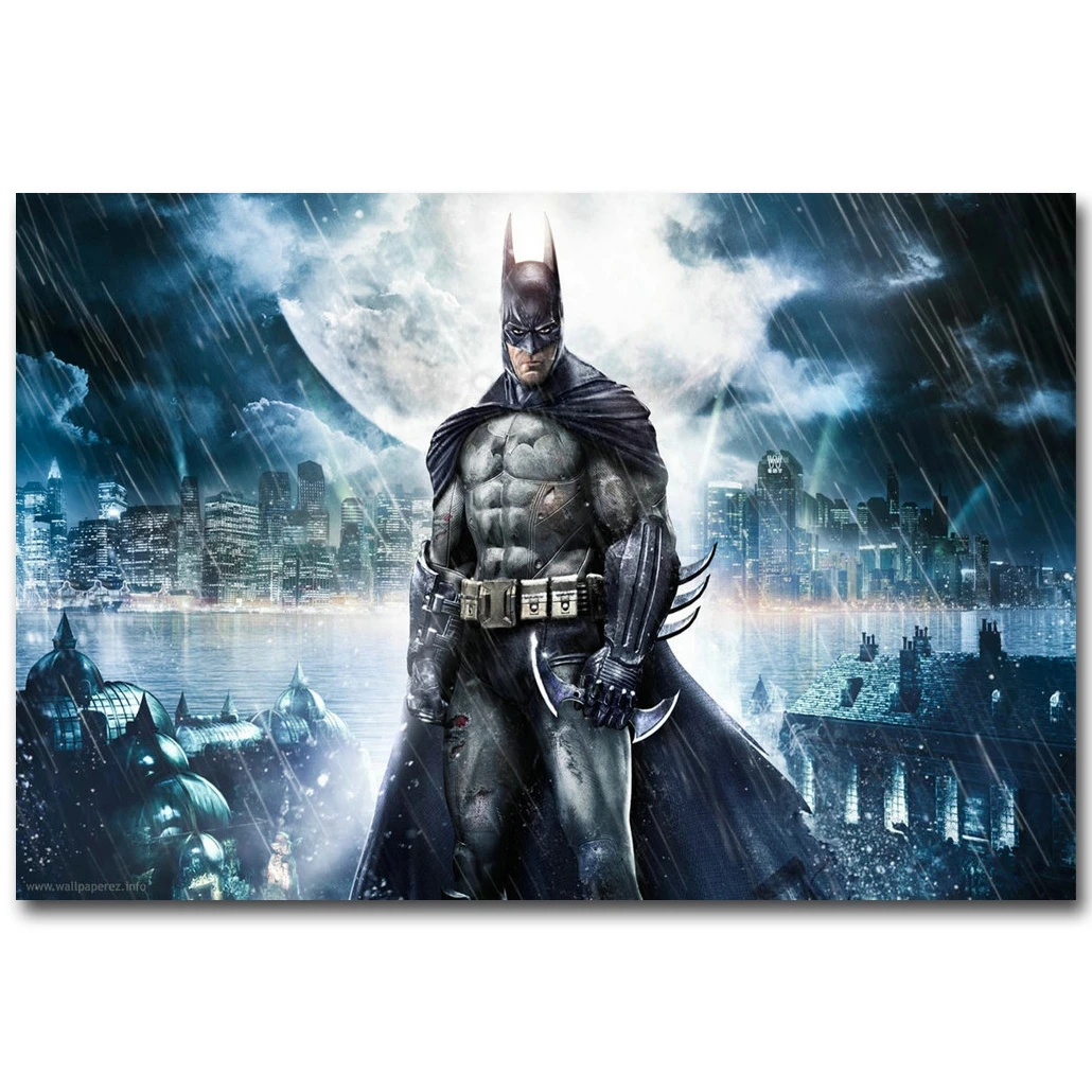 Arkham Asylum Posters HD Print on Canvas Home Decor Wall Art Paintings Batman Arkham Asylum Posters HD Print on Canvas Home Decor Wall Art Paintings Batman