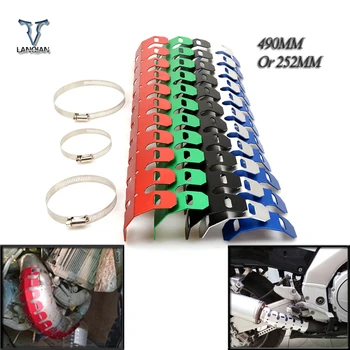 

For HONDA CRF450X CRF250X CRF250L CRF 450X/250LX/250L Motorcycle Front Manifolds Exhaust Shield Protector Cover Heat Protection