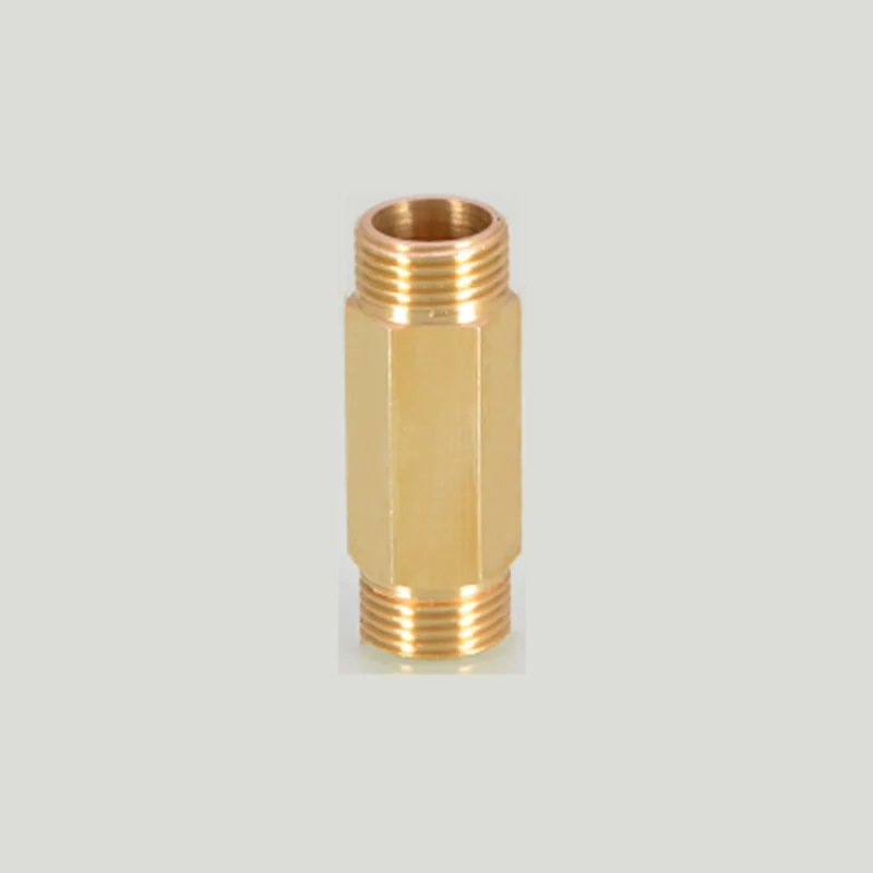 

1/2" BSP Male x 1/2" BSP Male Thread Brass Long Nipple Pipe Fitting Adapter Coupler Connector For Water Fuel Gas Length 60mm