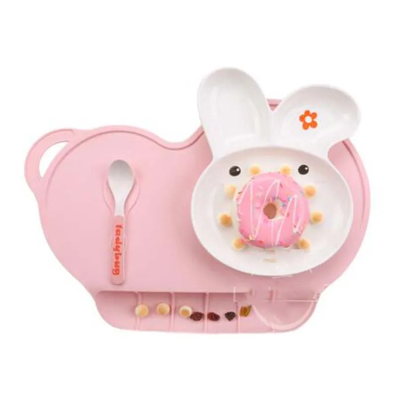 

1pcs Non-slip Silicone Table Mats for Baby Kids Dinning Table Mats Cloud Shaped Waterproof Set Heat Resistant Table Placemats