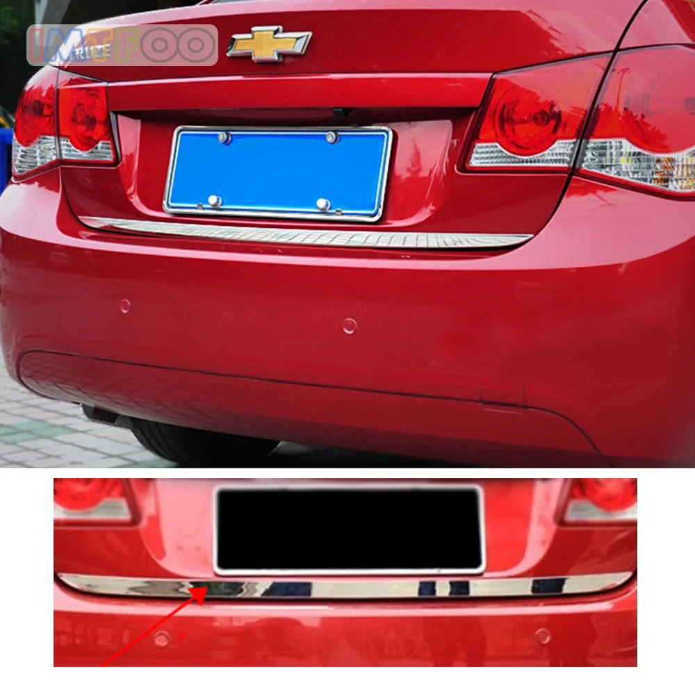 

STAINLESS STEEL REAR HATCH DOOR TAILGATE TRIM LINE MOLDING FOR 2009-2013 2014 CHEVROLET CRUZE ACCESSORIES CAR STYLING