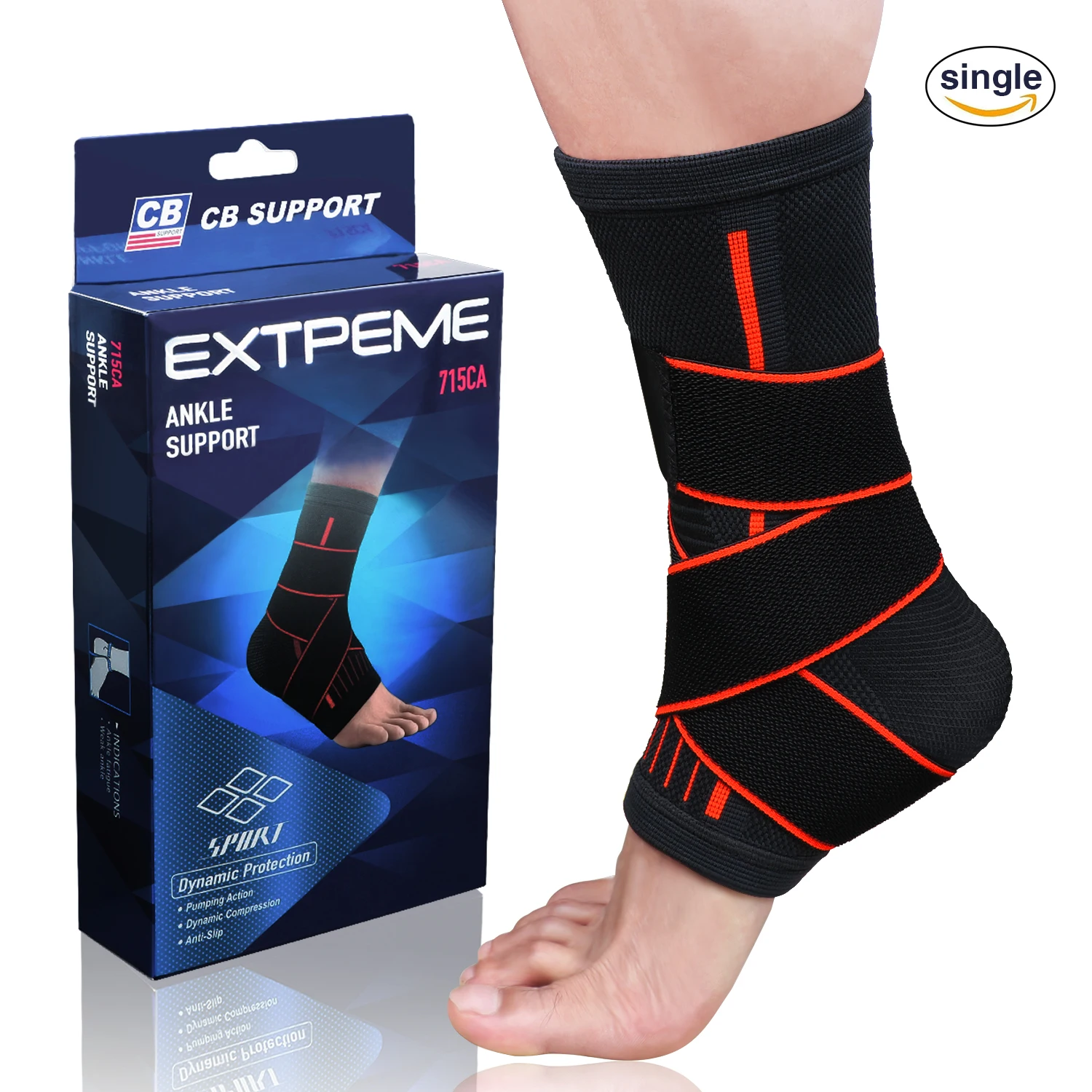 

1PC Sports Ankle Protective Sleeve Brace Compression Support Sleeves Plantar Fasciitis Foot Socks Ankle Supports #137