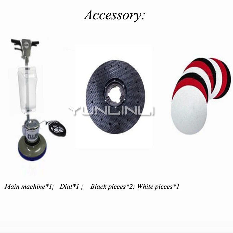 Floor Polishing Machine 15L Push-Type Brushes Wiping Machine Polishing Floor Cleaning/Waxing Machine For Household/Hotel 1800W