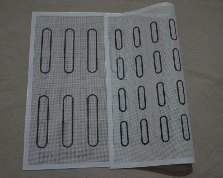 4.7 inch or 2.36 inch Eclair Baking Silicone Baking Mold Eclair 20 or 48 Cavity Non-Stick Lady finger Thumb Cake Mat