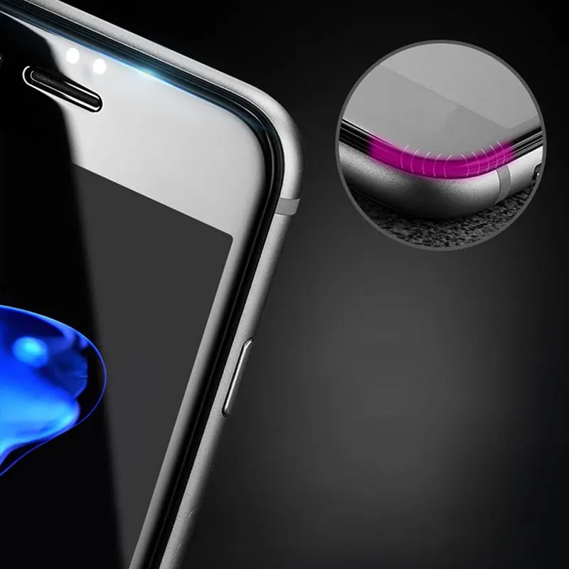 Защитное стекло 35D для iPhone X XR XS Max закаленное на 6 7 8 Plus Защита экрана изогнутые