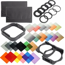 38 in1 All In One Graduated Neutral Density ND Color filter set Holder for Cokin P Series Digital Camera Filters Kit