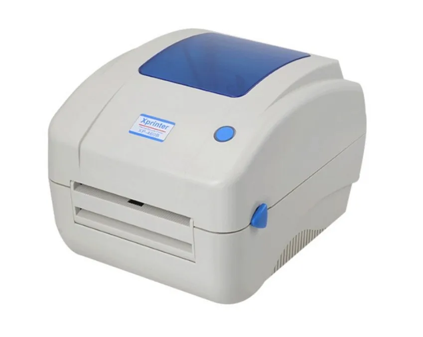 

XP-460B 108mm max width Direct Thermal barcode lable printer to print shipping mark etiqutadora with paper roll stand