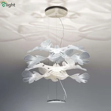 New Design PVC Flower Lustre Pendant Light Luminaria Led Pendant Lamp Romantic Living Room Hanging Lamp Suspension Lamp italy new design lollipops pendant light colorful glass shades hanging lamp lustre g9 led pendant lamp luminaria suspend lamp