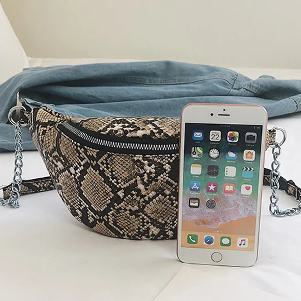 Модная универсальная сумка через плечо, карманы, модная сумка-мессенджер со змеиным цветом, сумка-мессенджер, нагрудная сумка, карман для женщин, основной Femme@ py