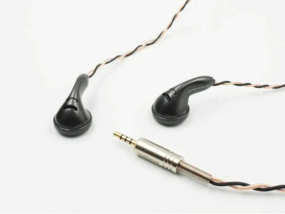 Simphonio Dragon 2 SWD2plus Dynamic Driver Audiophile Flat Head HiFi Music Monitor Stereo Earbuds Earphone Kill Shozy BK Mojito