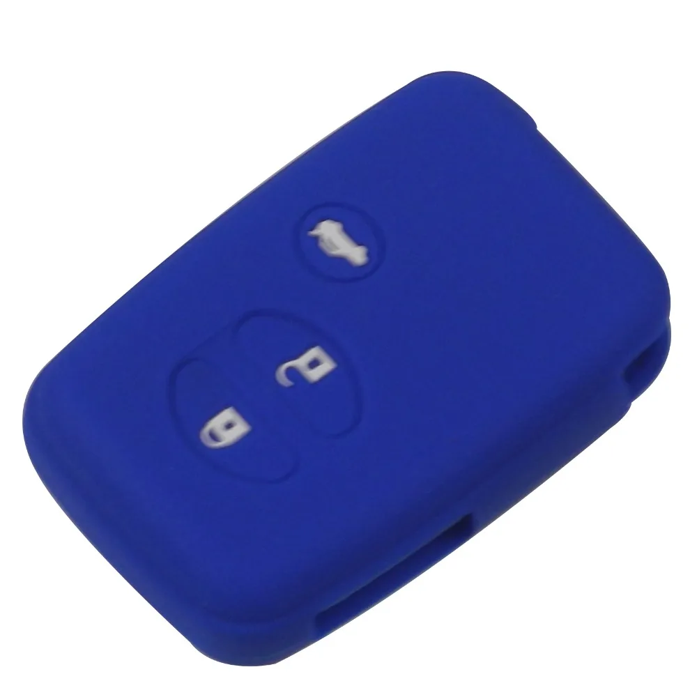 Keyforkess Cover in Silicone per Toyota Land Cruiser Camry Highlander Crown Prado Prius Set di chiavi per auto custodia per giacca custodia a distanza 8 1DSwarehouse0151