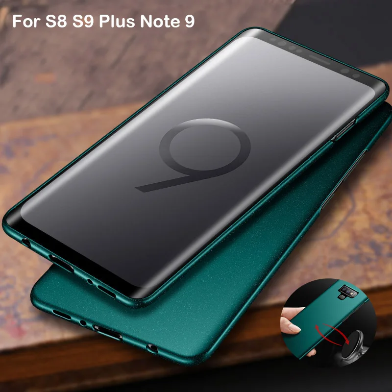 

Full Protective PC Metal Case for Samsung Galaxy Note 9 Case Hard Thin Slim Car magnet Cover for Samsung s9 s8 plus Galaxy s9+