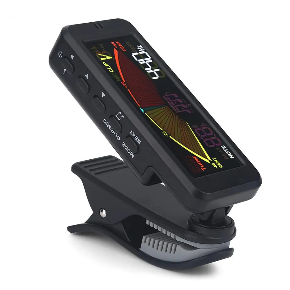 

Flanger FMT-209 Guitar Tuner Digital Clip-on Guitar Tuner with Clip Mount for Chromatic Guitar Bass Ukulele Violin